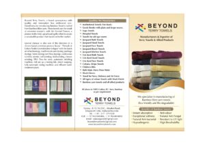 beyond terry towels brochure Bamboo India