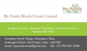 mpw visiting card Bamboo India