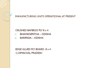 Synergic Wood Technology Bamboo Turnkey Projects 11 Bamboo India