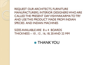 Synergic Wood Technology Bamboo Turnkey Projects 13 Bamboo India