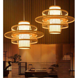 Electric Hanging Lamp Bamboo India